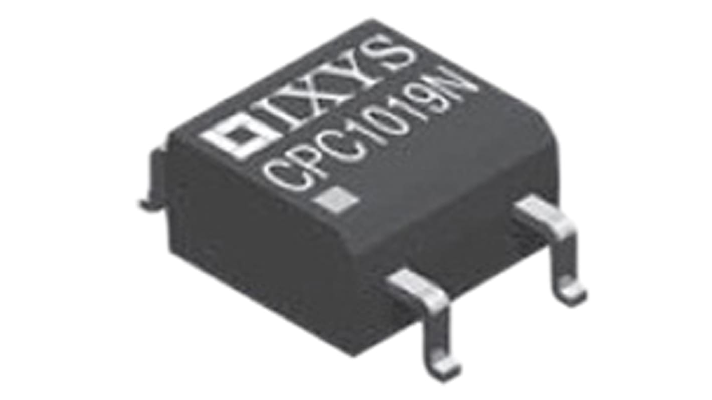 Relé de estado sólido IXYS de 1 polo, contactos SPST, 1 A, 750 mA dc máx., montaje en PCB
