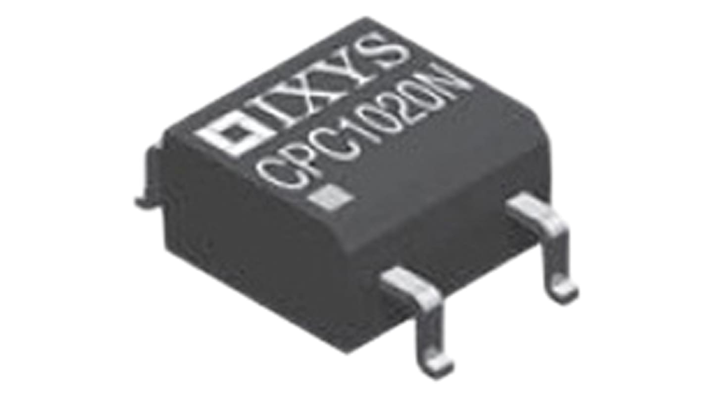 Relé de estado sólido IXYS de 1 polo, contactos SPST, 1,2 A dc máx., montaje en PCB