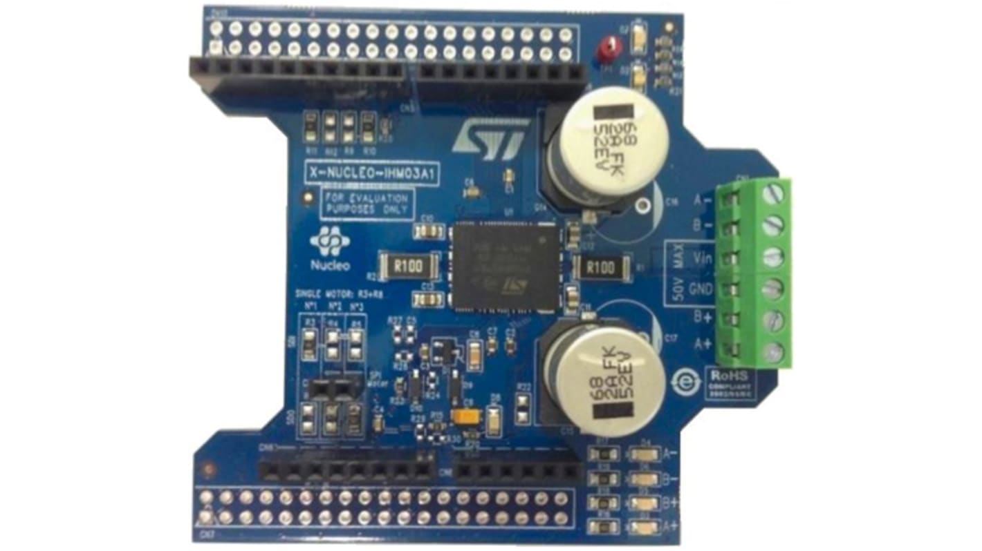 STマイクロ,  評価ボード, 評価ボード, ステッピングモータドライバ, STM32 Nucleoボード 用, X-NUCLEO-IHM03A1