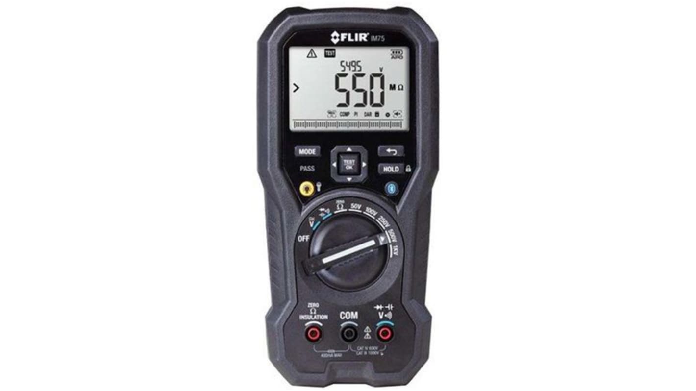 Testeur d'isolation FLIR IM75, 50V, 1000V (étalonné)