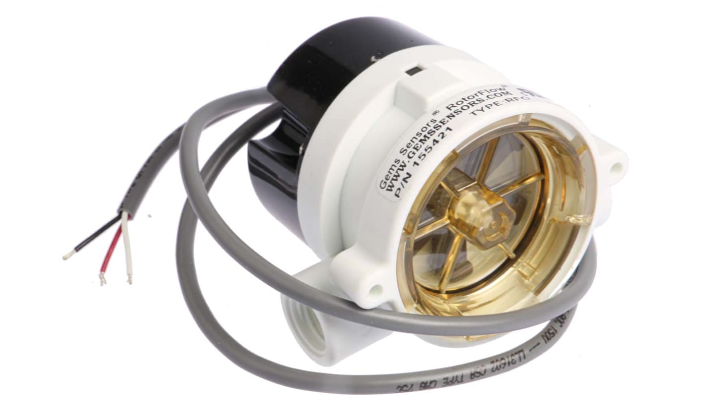 Rs-Online Sensore di flusso Gems Sensors per Liquidi flusso 0 1 gal/min → 5 gal/min
