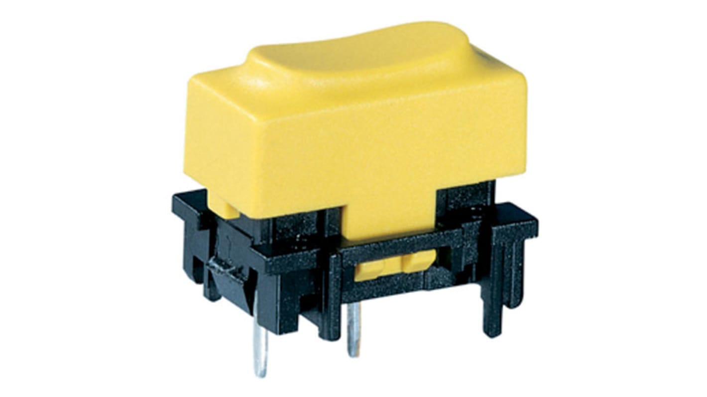 Marquardt Yellow Key Cap Tactile Switch, SPST 100 mA Through Hole