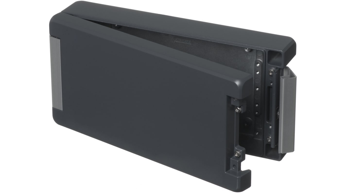 Bopla 铝屏蔽外壳, IP66, IP68, IP69, IK07, IK08, 石墨灰色, 259 x 128 x 60mm, Bocube Alu系列