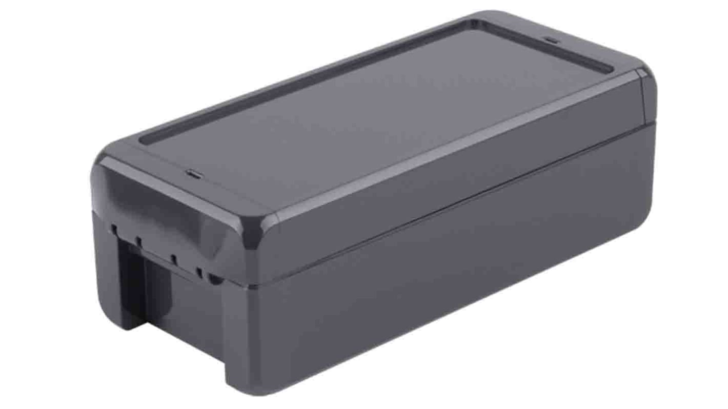 Bopla Bocube Series Graphite Grey Polycarbonate V0 Enclosure, IP66, IP68, IK07, Graphite Grey Lid, 191 x 80 x 60mm