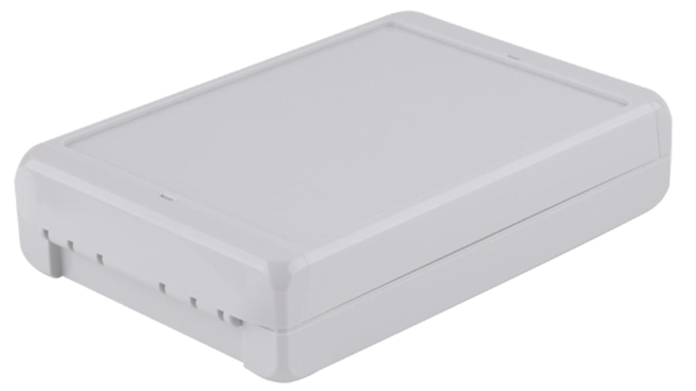 Bopla Bocube Series Light Grey ABS Enclosure, IP66, IP68, Light Grey Lid, 191 x 125 x 40mm