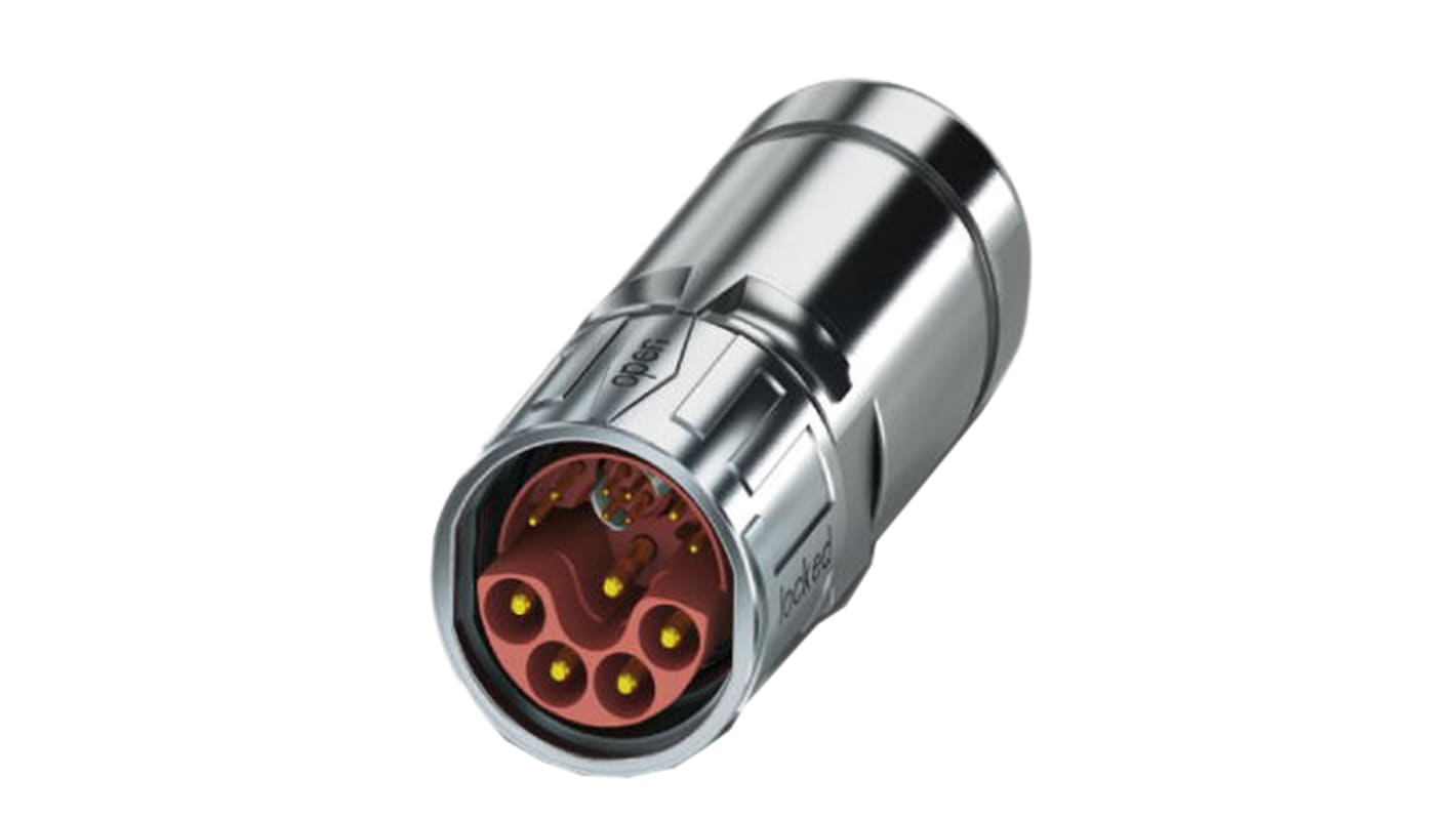 Phoenix Contact Circular Connector, 8 + 4 + E Contacts, Cable Mount, M23 Connector, Socket, Male, IP67, SH Series