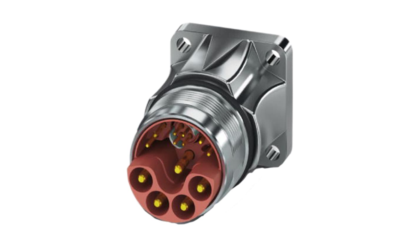 Phoenix Contact Circular Connector, 4 + 4 + 4 + E Contacts, Panel Mount, M23 Connector, Plug, Male, IP67, SH Series