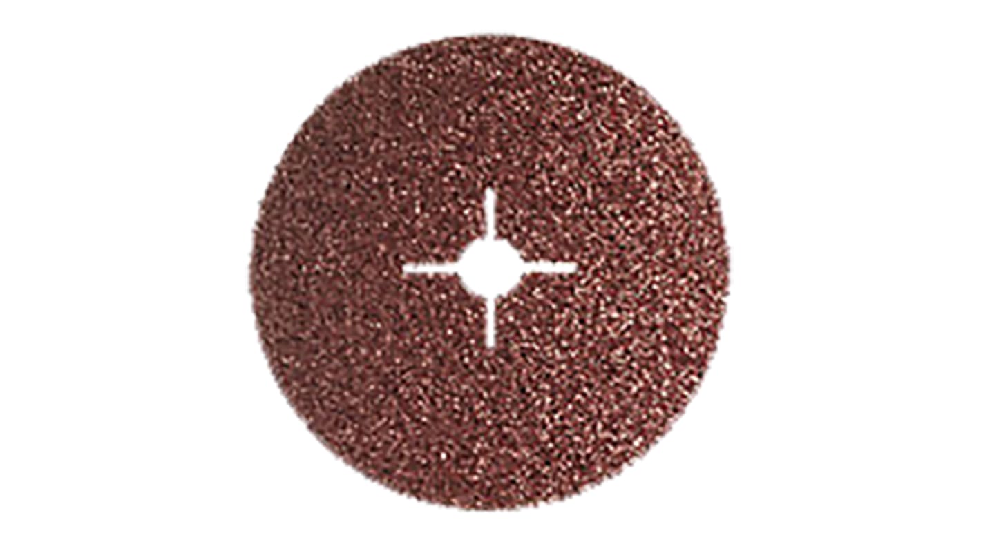 RS PRO Aluminium Oxide Sanding Disc, 125mm, Fine Grade, P100 Grit