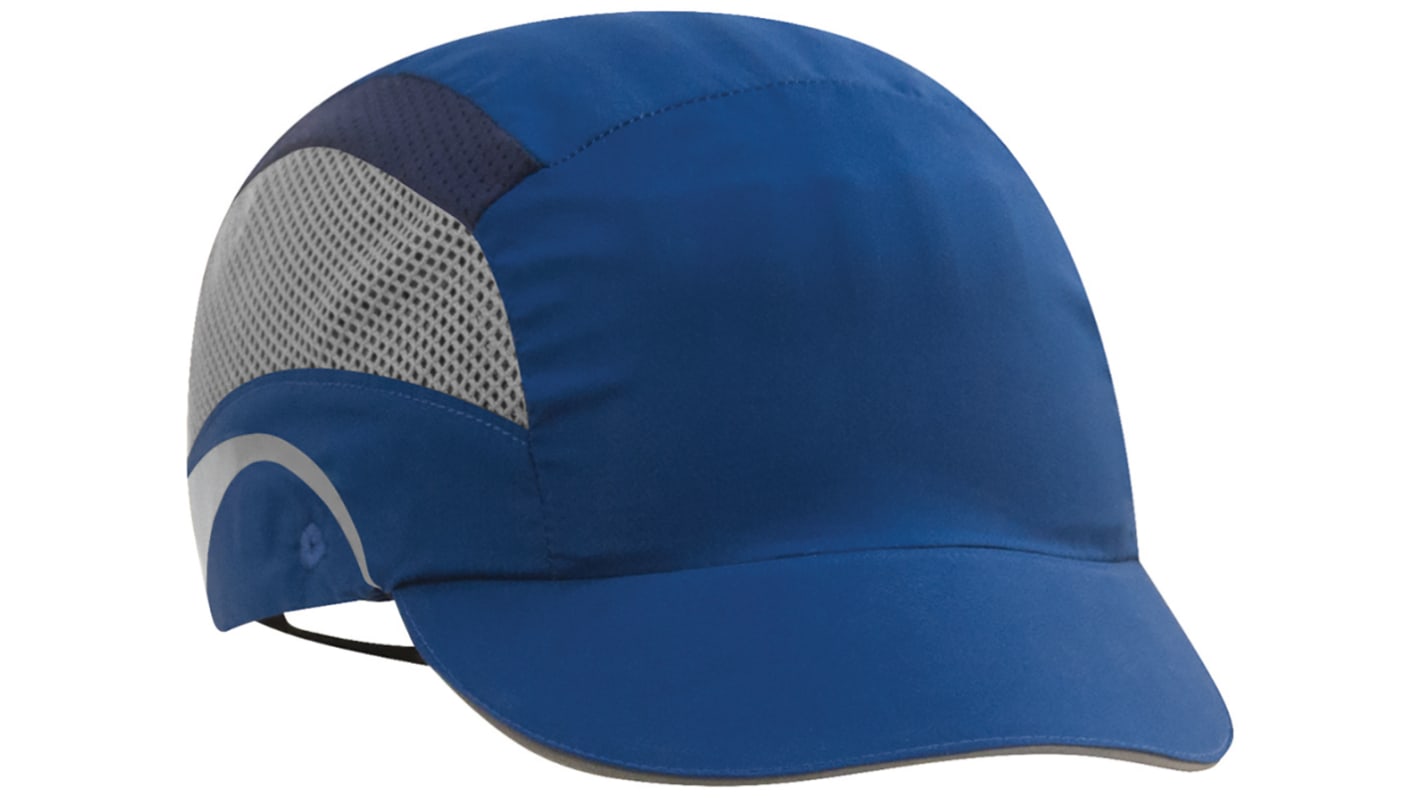 JSP Dark Blue Short Peaked Bump Cap, HDPE Protective Material