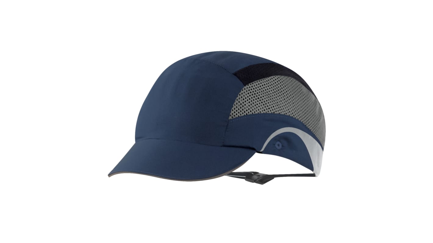 JSP Dark Blue Short Peaked Bump Cap, HDPE Protective Material