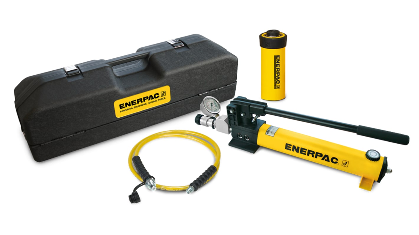 Enerpac Single, Portable General Purpose Hydraulic Cylinder, SCR106PGH, 10t, 156mm stroke