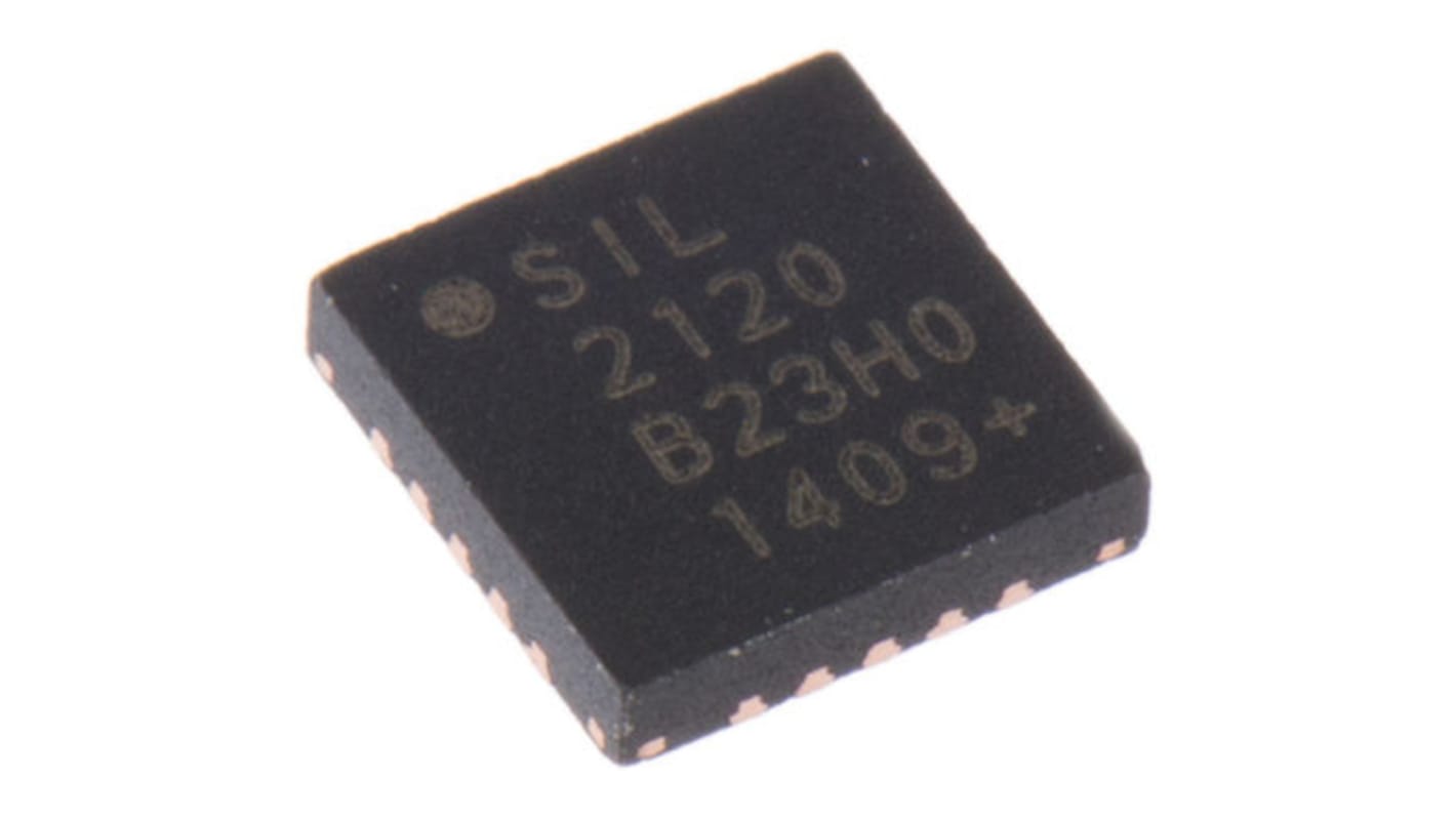 onsemi D型触发器芯片, 负极沿、正极沿触发, 每片芯2元件, 差分输出, 反相，非反相, 20针, QFN, 贴片安装