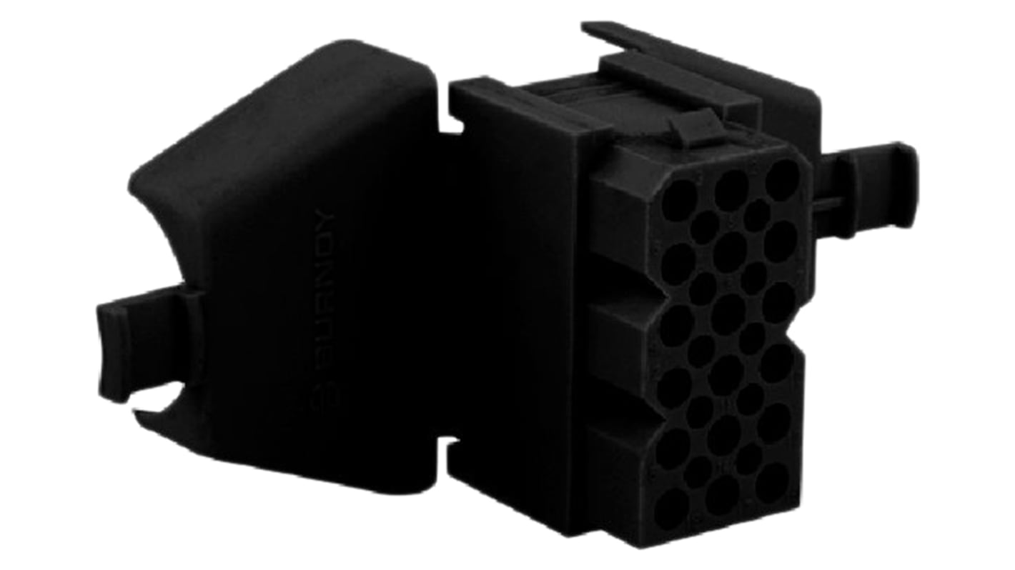 Souriau Sunbank by Eaton, SMS Female Connector Housing, 18 Way, 6 Row
