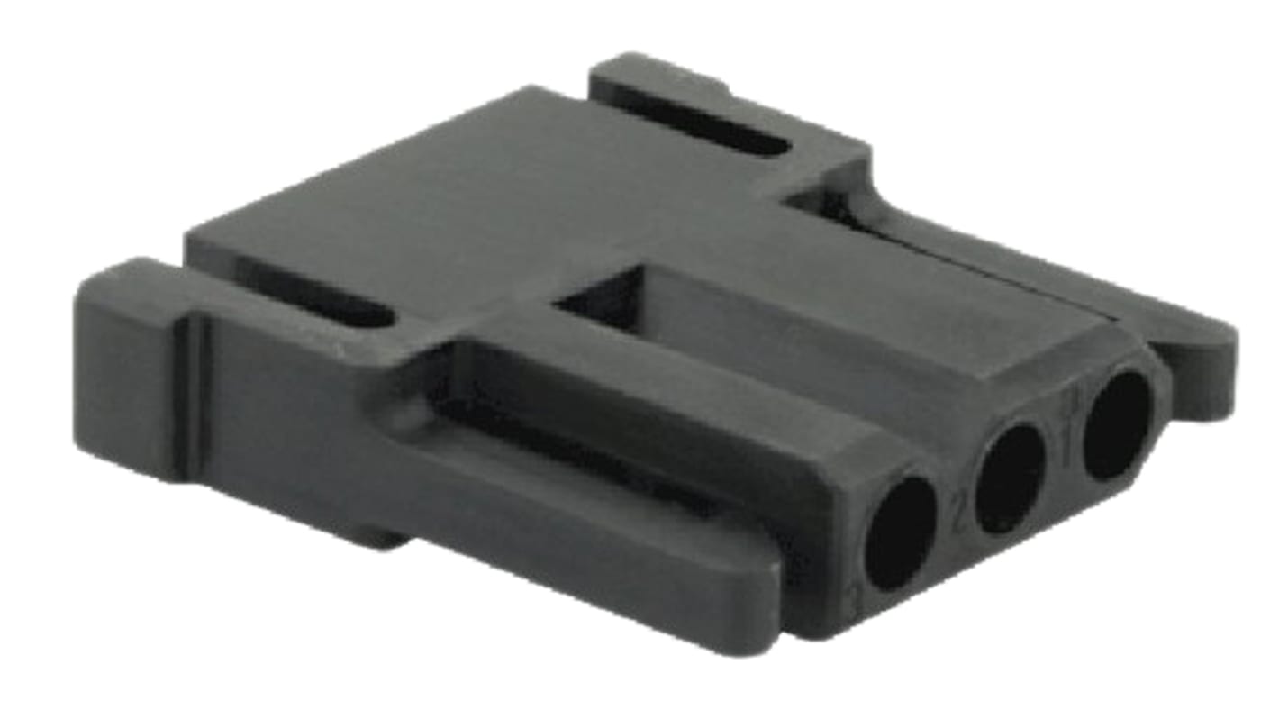 Carcasa de conector Souriau Sunbank by Eaton SMS3P3, Serie SMS, paso: 5.8mm, 3 contactos, , 1 fila filas, Recto, Macho,