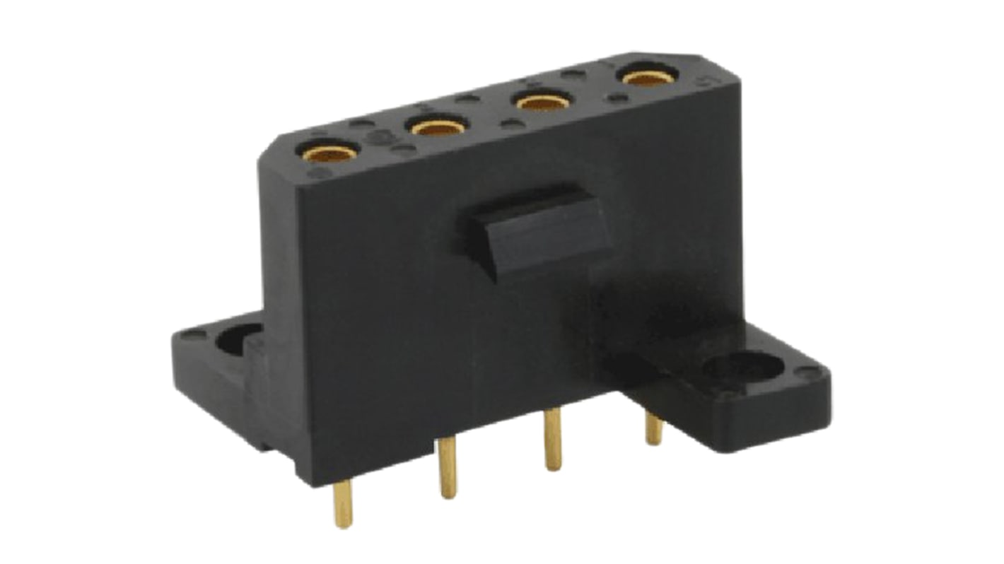 Gniazdo PCB 4 -pinowe raster: 5.08mm Gniazdo Proste Montaż na płytce drukowanej