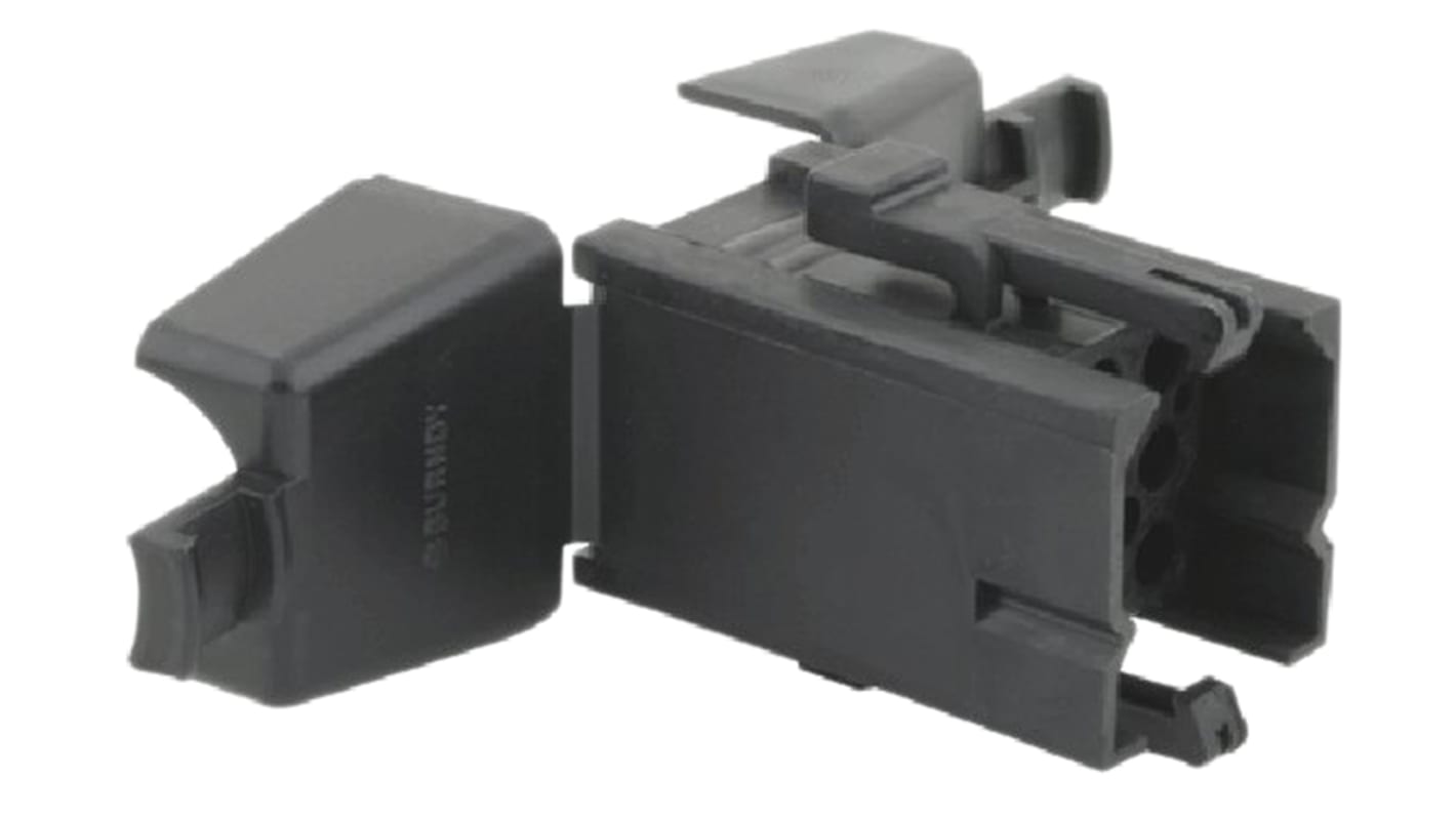 Carcasa de conector Souriau Sunbank by Eaton SMS9RDH1, Serie SMS, 9 contactos, 3 filas, Recto, Hembra, Montaje de Cable