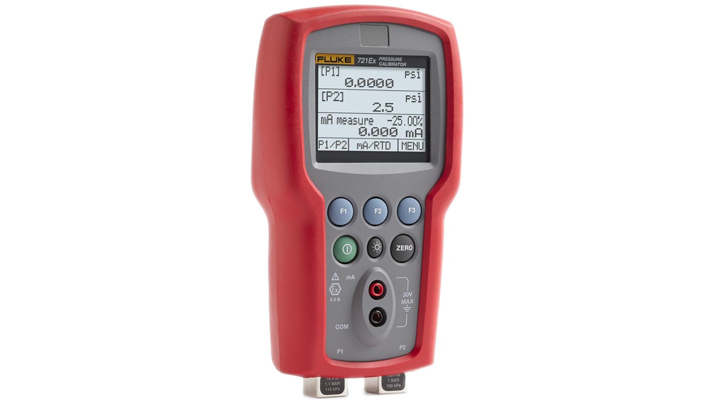 Fluke 721EX -0.83bar to 1.1bar Pressure Calibrator - With RS Calibration