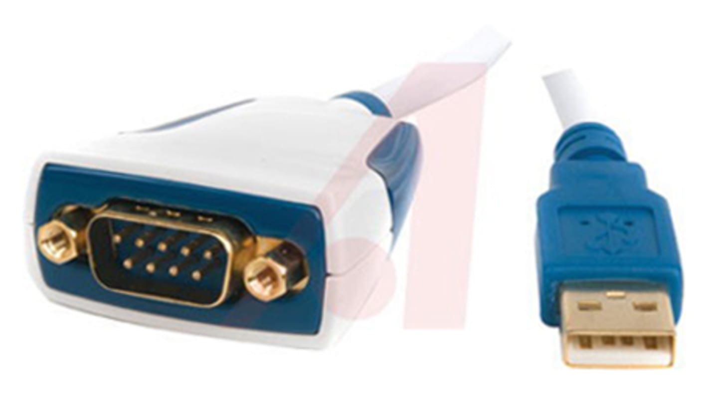 Easysync USB 2.0, Male USB A to Male RS232, 1m USB to Serial Converter Cable