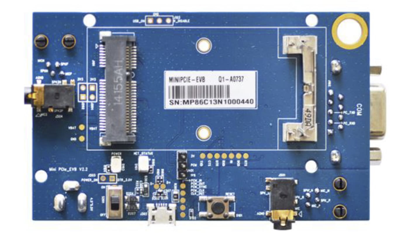 Quectel 3G/GSM/LTE UC20 Mobile Communication (Cellular) Evaluation Board for Mini PCIe MINIPCIEEVB-KIT