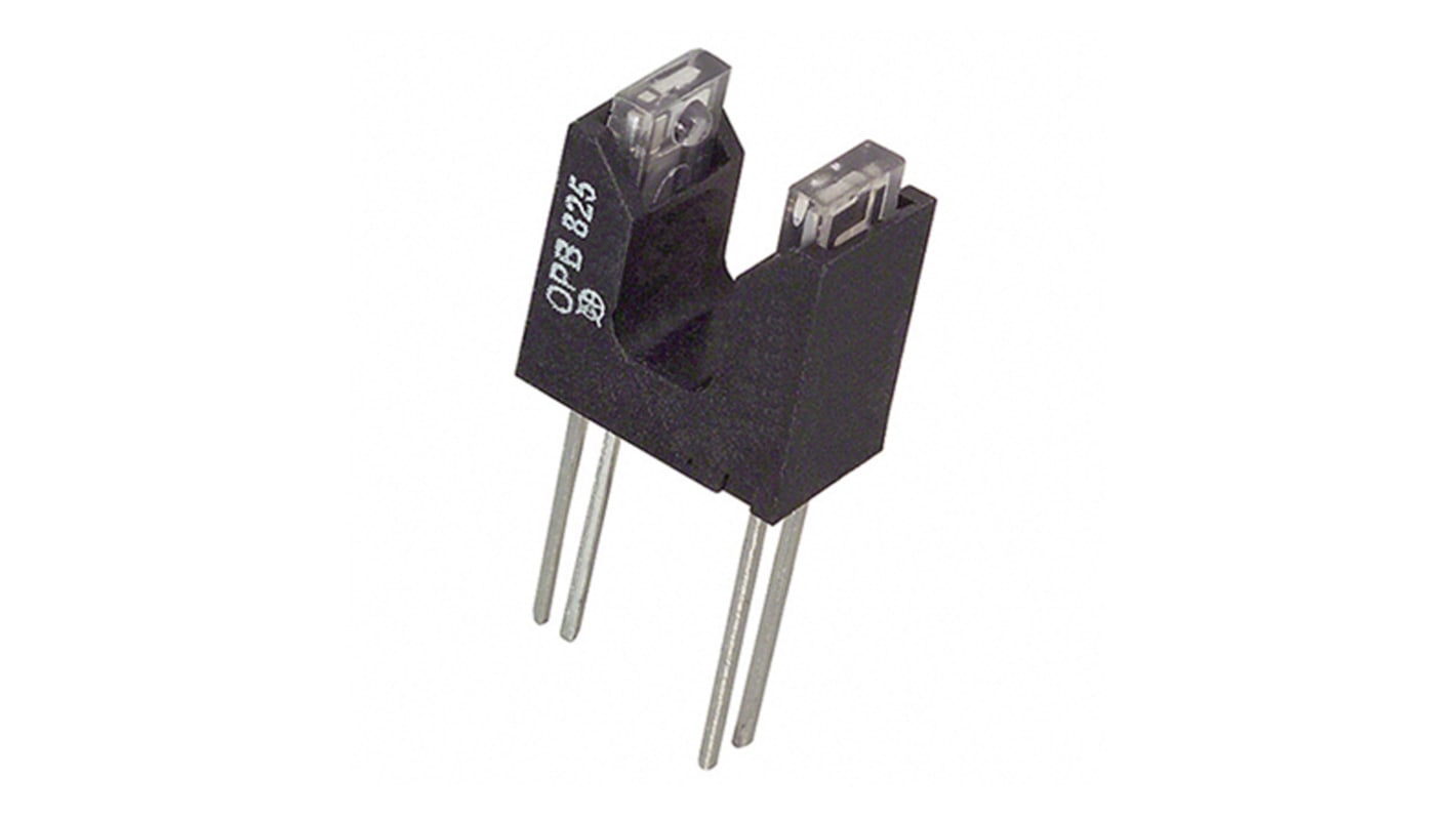 OPB825 Optek, Through Hole Slotted Optical Switch, Transistor Output