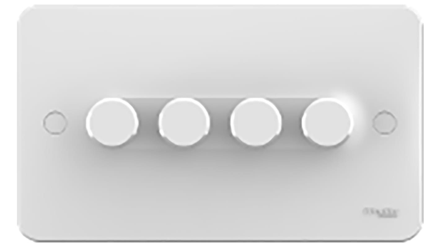 Schneider Electric Lisse Dimmer, 250W 2-polig 4 Auslässe