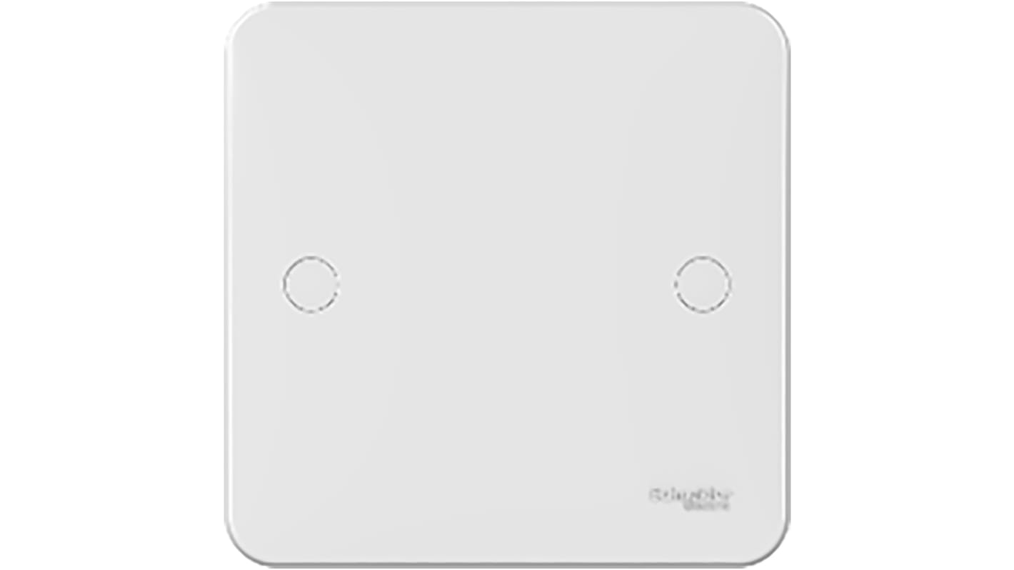Schneider Electric 空白面板, 白色, 1位, 87mm宽, 87mm高
