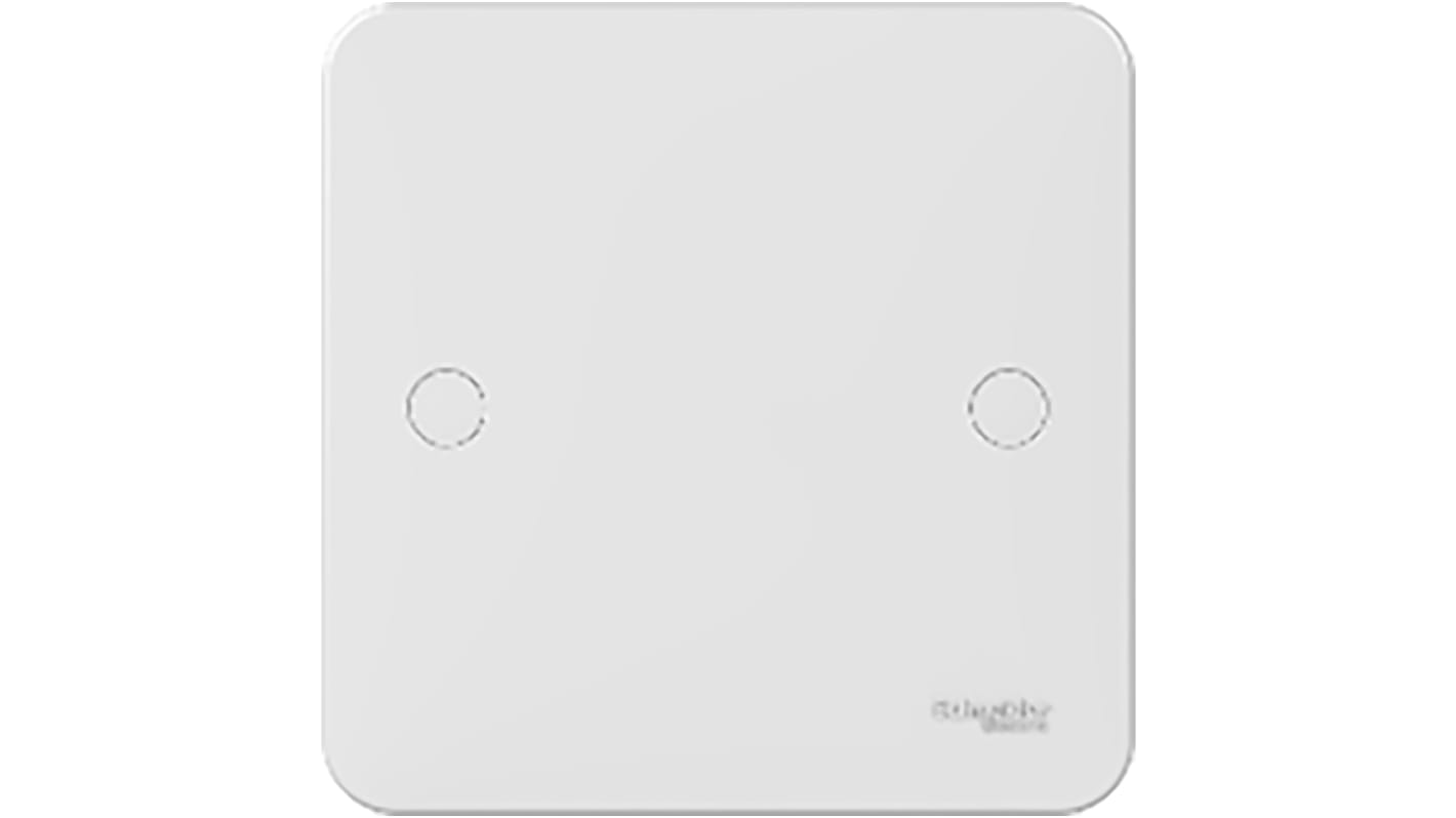 Schneider Electric 空白面板, 白色, 1位, 87mm宽, 87mm高