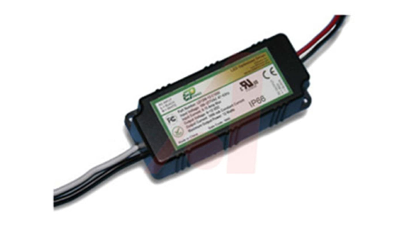 EPtronics INC. LED Driver, 48V Output, 12W Output, 250mA Output, Constant Current