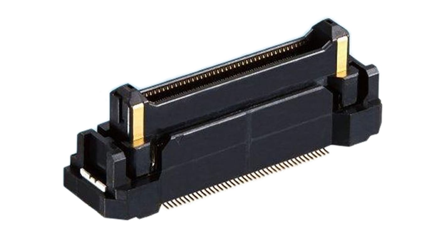 Hirose FunctionMAX FX23 Series Right Angle Surface Mount PCB Header, 40 Contact(s), 0.5mm Pitch, 2 Row(s), Shrouded