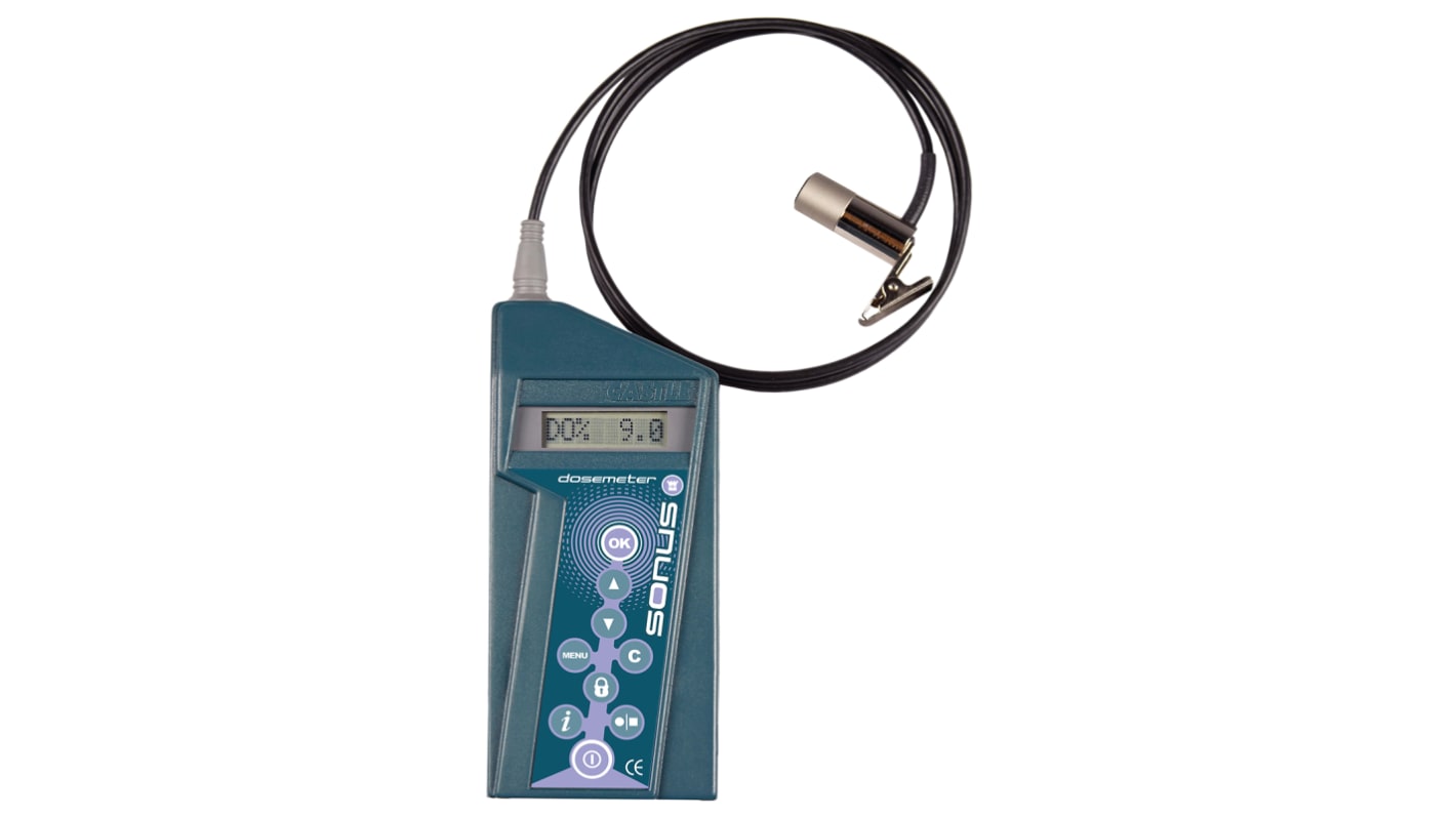 Castle Sonus GA257B Dosimeter LCD Schallpegelmessgerät 75dB 140dB IEC 61252:1993 0,1 dB A