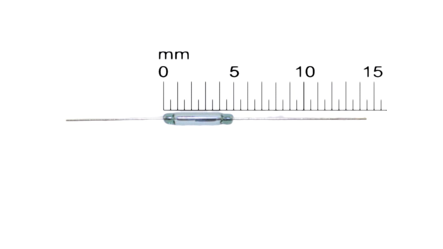 Assemtech 干簧管, 5mm长, 单刀单掷, 1.8 (Dia.)mm宽