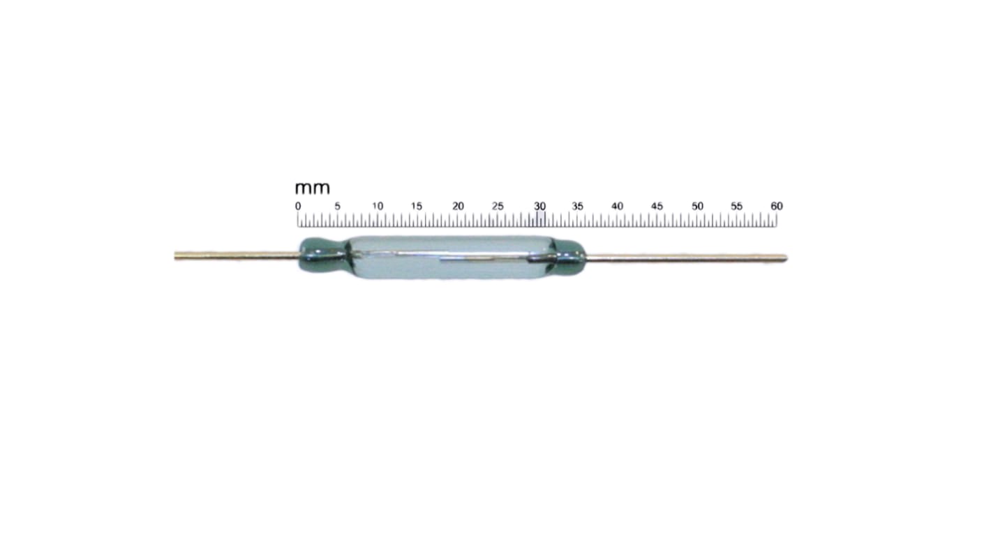 Assemtech 干簧管, 36mm长, 转换, 最大切换电流1A, 5.6 (Dia.)mm宽