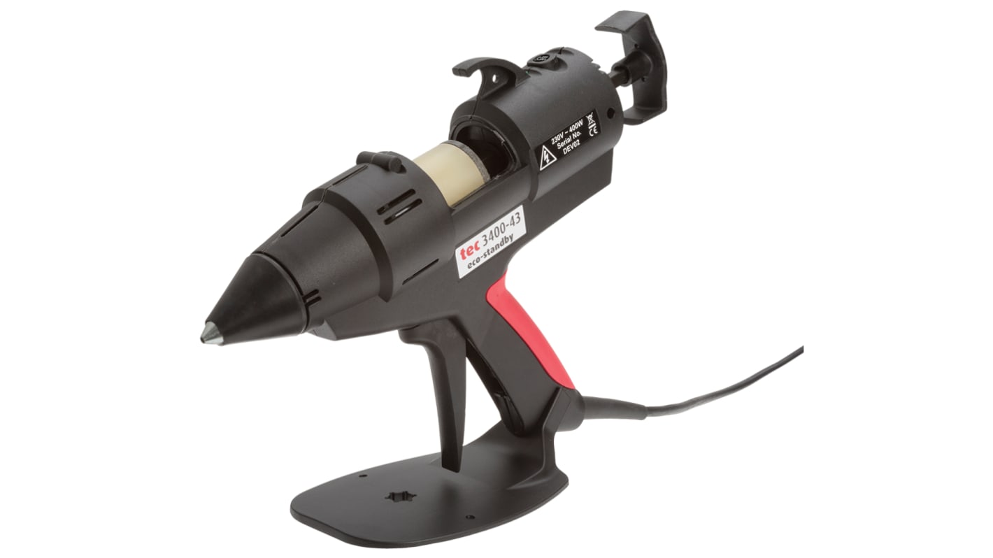 Power Adhesives 43mm 400W Corded Glue Gun, Euro Plug