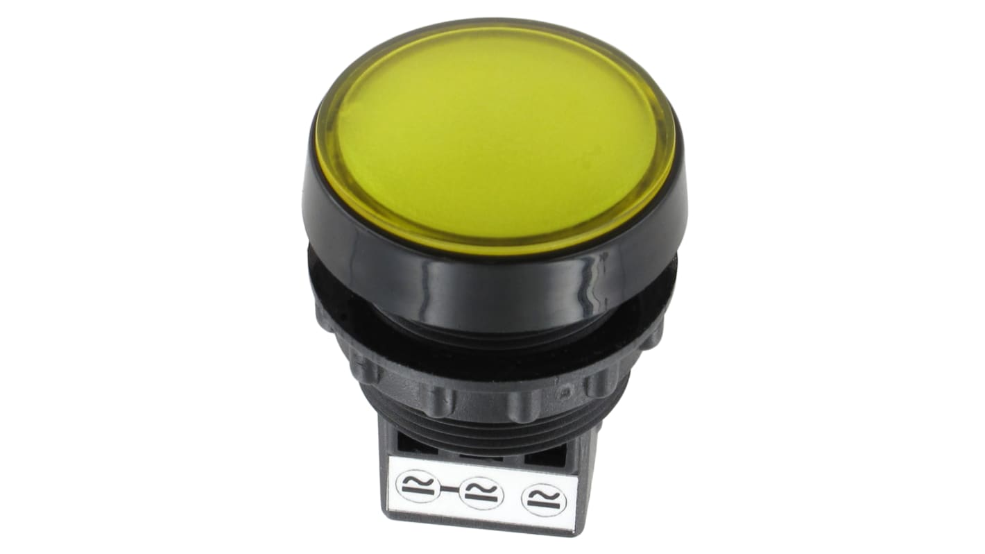 Sloan Yellow Indicator, 22mm Mounting Hole Size, IP65