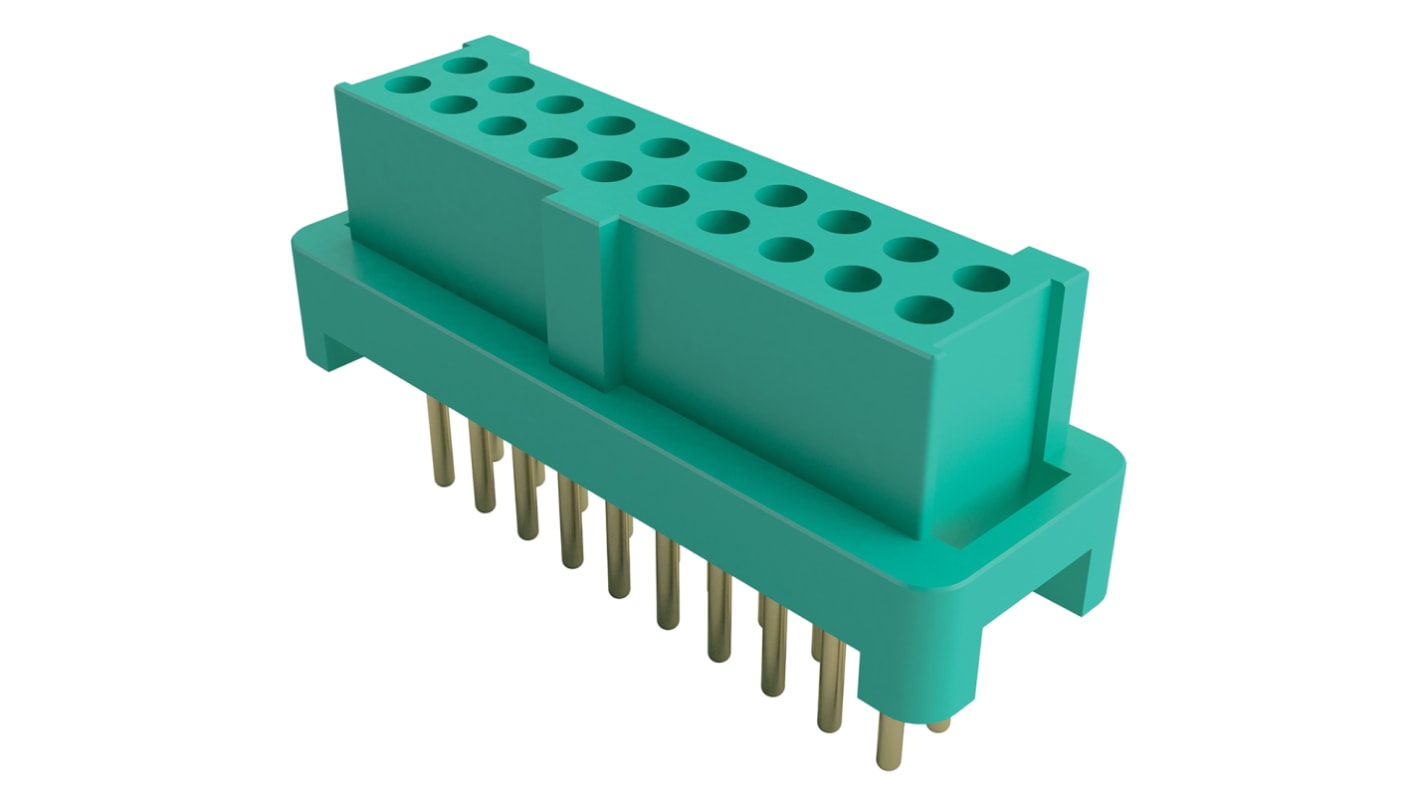 Gniazdo PCB 10 -pinowe 2 -rzędowe raster: 1.25mm typu płytka – płytka Proste Przewlekany
