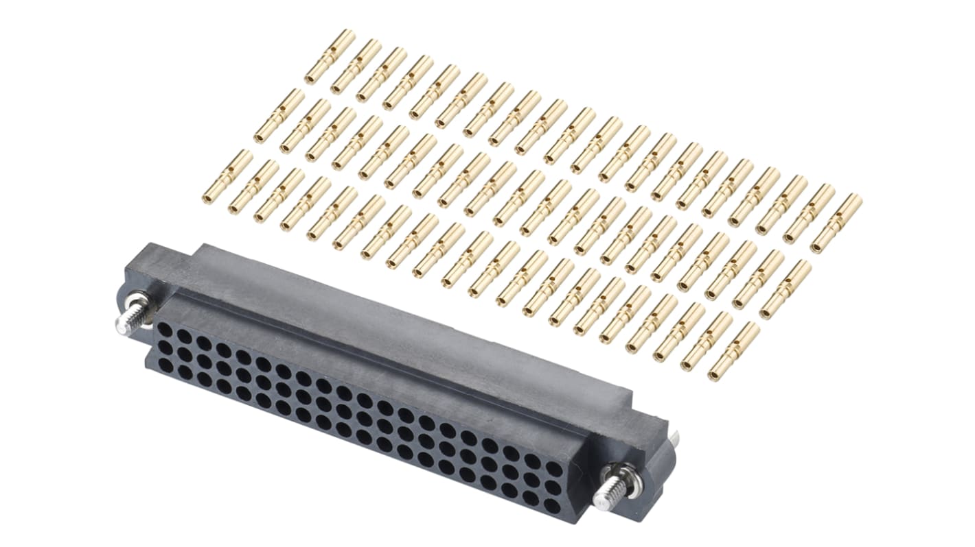 Gniazdo PCB 60 -pinowe 3 -rzędowe raster: 2mm typu płytka – płytka Proste Przewlekany