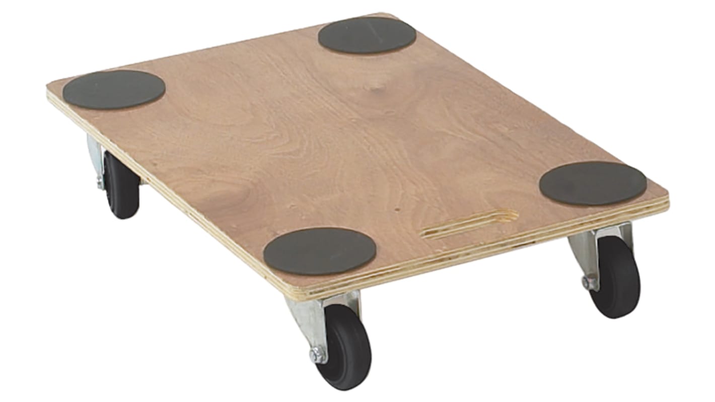 Carrello con ruote Legno RS PRO No, carico 240kg, 610mm x 910mm x 135mm