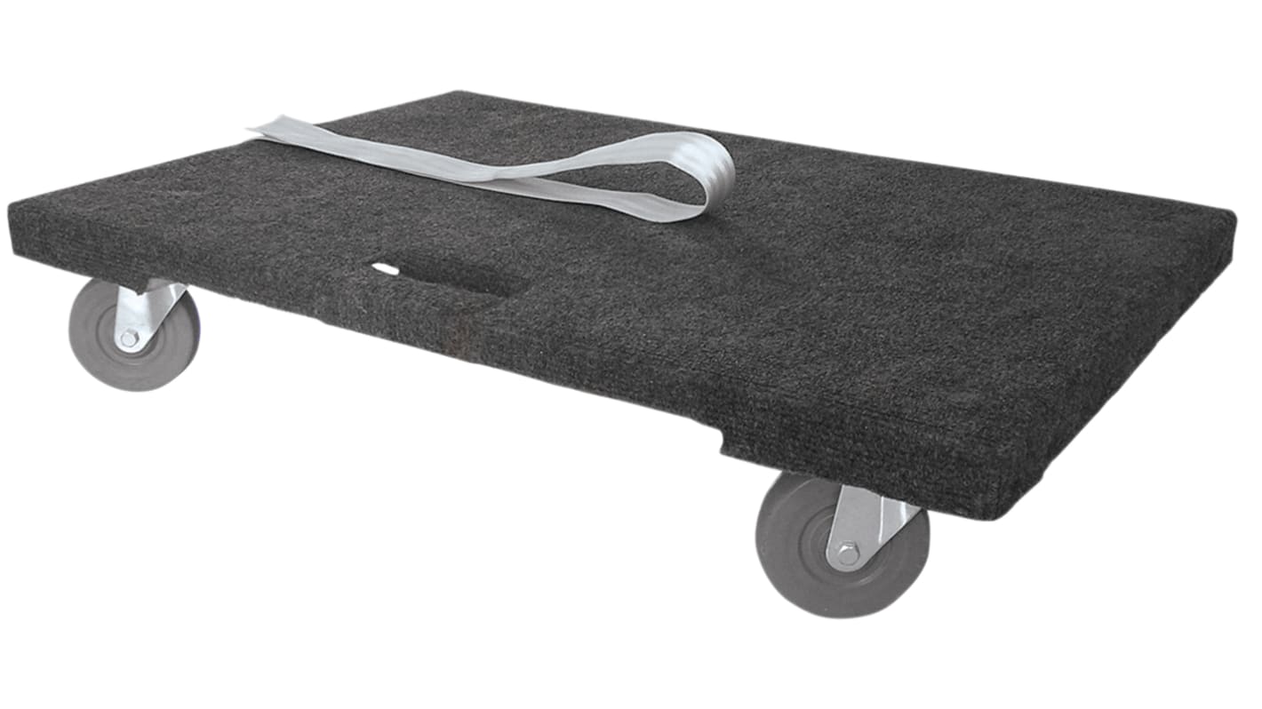 Carrello con ruote Compensato RS PRO, carico 200kg, 460mm x 760mm x 160mm