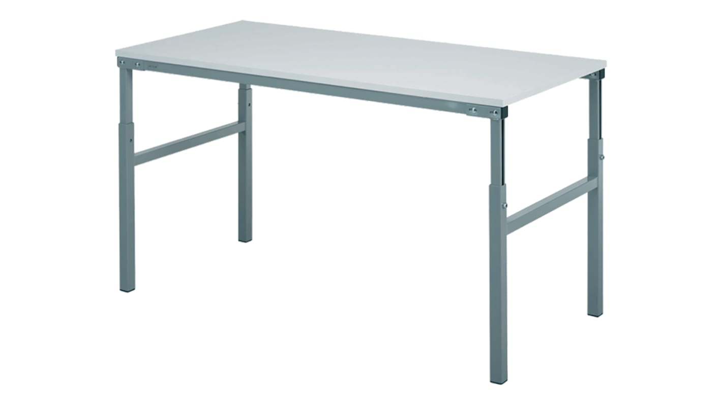 Banco di lavoro RS PRO, 900mm x 1800mm x 650 → 900mm, carico 300kg