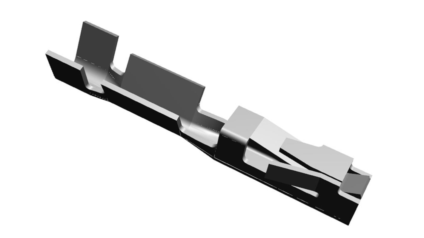 TE Connectivity AMPMODU Tandem Spring Series Female Crimp Terminal, 24AWG Min, 20AWG Max