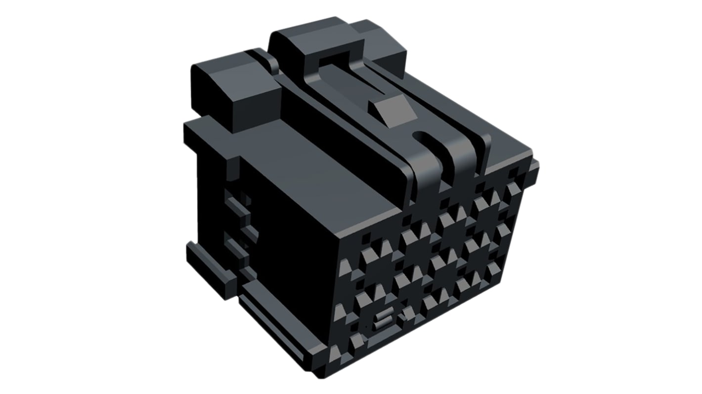 Automobilový konektor, počet kontaktů: 14 barva Černá, Samice, Řadová montáž, řada: Junior Power Timer, počet řad: 3