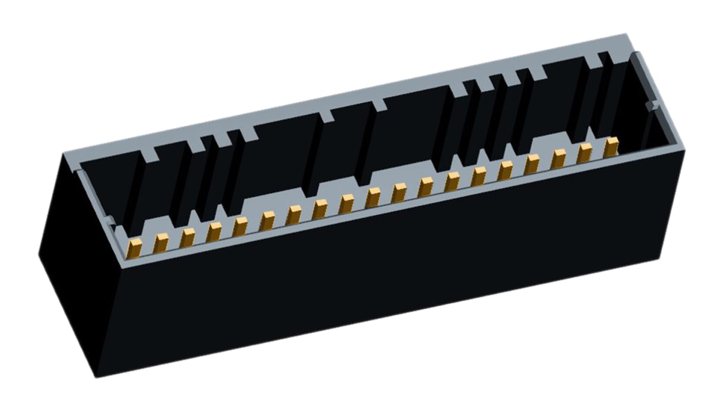 TE Connectivity 基板接続用ピンヘッダ 40極 2.0mm 2列 1-1827872-0