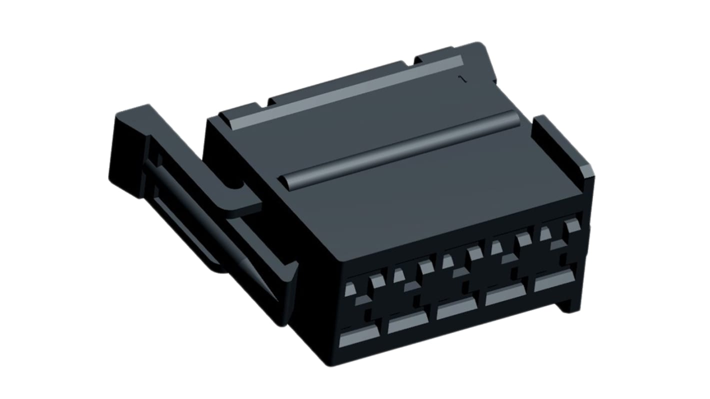 TE Connectivity, Junior Power Timer Automotive Connector Socket Black Plug-In 10 Way 929504-4