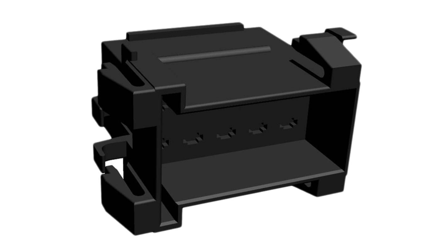 TE Connectivity, Junior Power Timer Automotive Connector Socket Black Plug-In 10 Way 929505-4