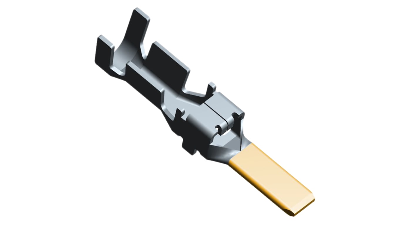 TE Connectivity Dynamic 4000 Series Male Crimp Terminal, 16AWG Min, 14AWG Max