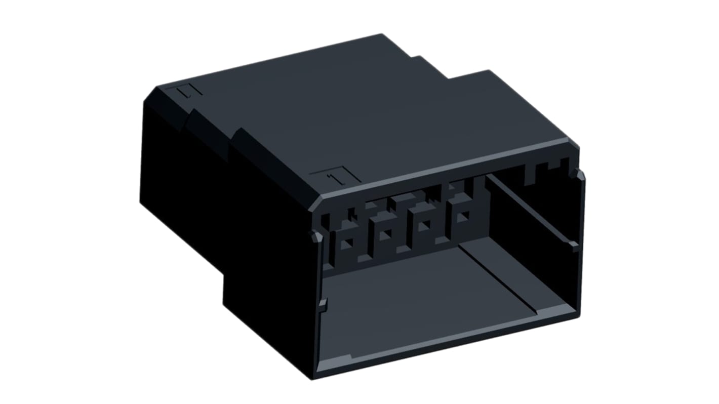TE Connectivity, Dynamic 1000 Male Connector Housing, 2.5mm Pitch, 12 Way, 2 Row