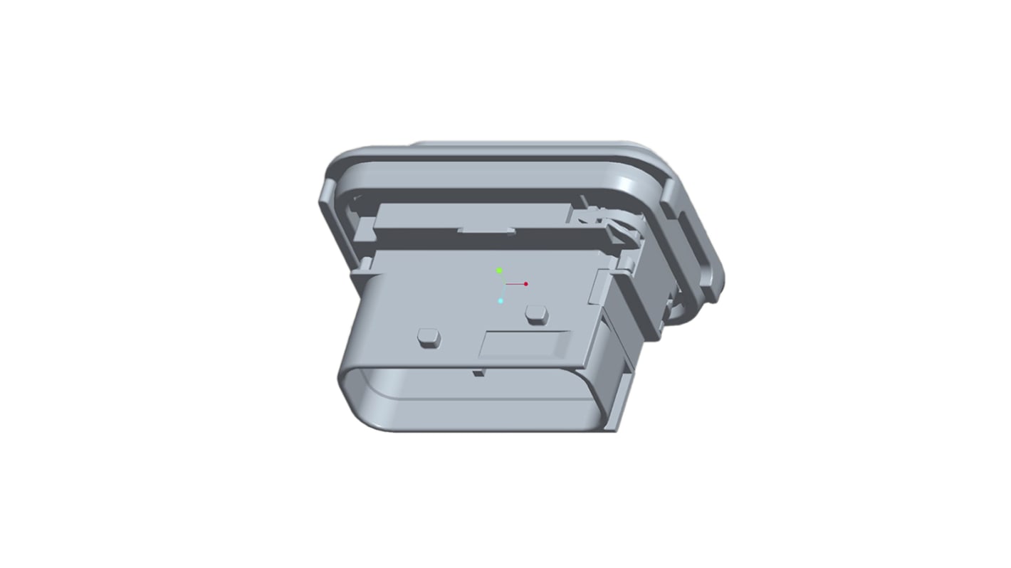 Connettore automotive TE Connectivity, Maschio, 16 vie, 2 file, montaggio a innesto