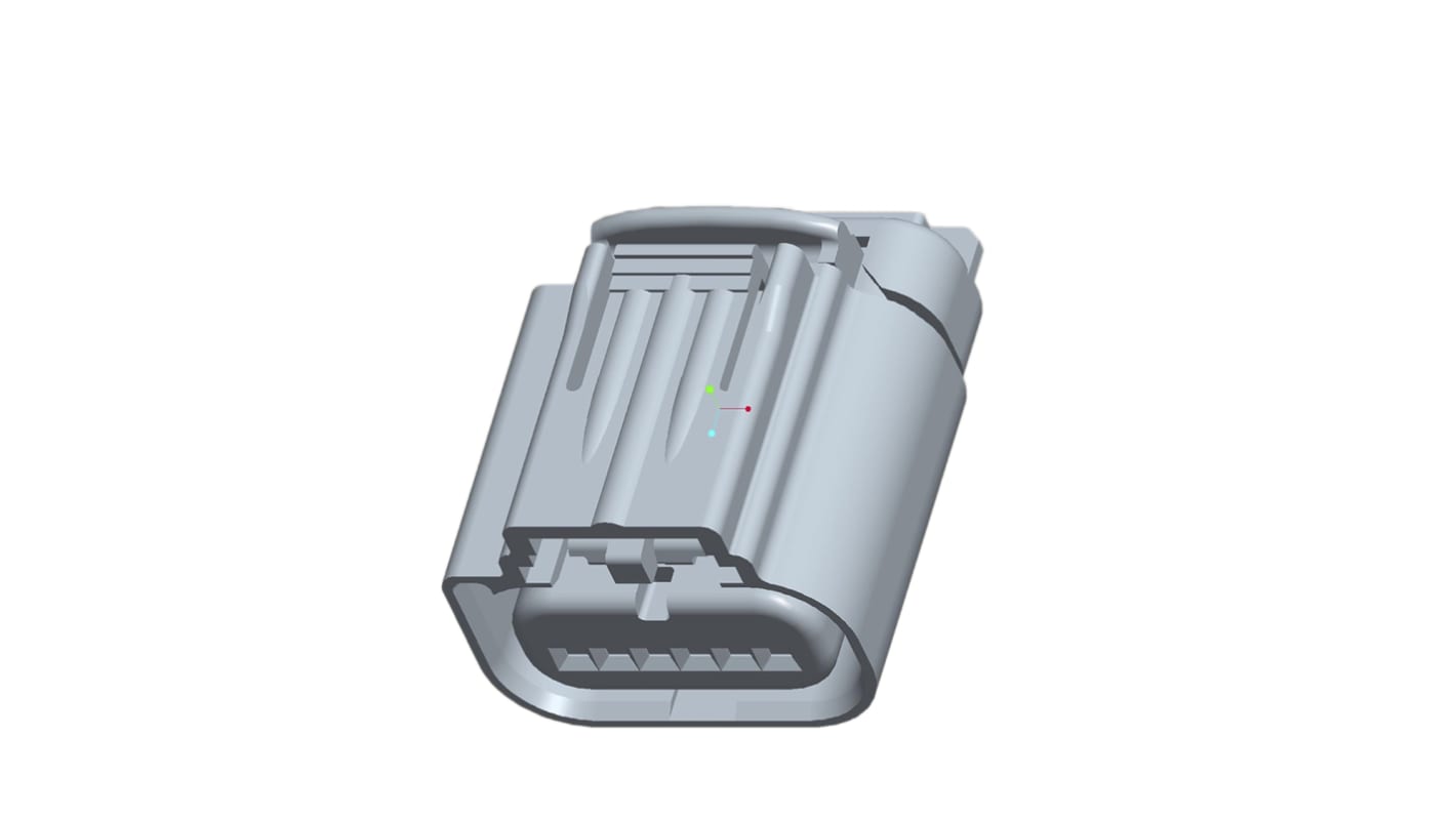 Connettore automotive TE Connectivity, Femmina, 6 vie, file, montaggio a innesto