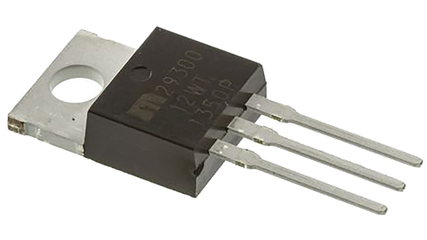 Microchip 電圧レギュレータ 低ドロップアウト電圧 12 V, 3-Pin, MIC29300-12WT