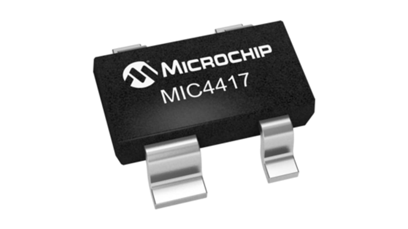 Microchip MIC4417YM4-TR MOSFET Gate Driver 1, 1.2 A, 18V 4-Pin, SOT-123